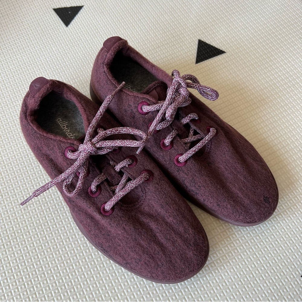 Allbirds Maroon Wool Runners